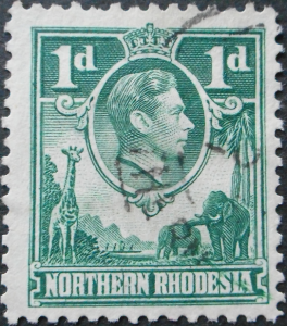 GVI 1d Green with Extra Boatman variety, fine used. SG 28a. Cat £375